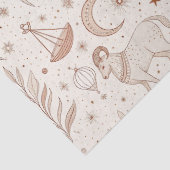 Celestial Botanical Pattern (1) Seidenpapier (Detail)