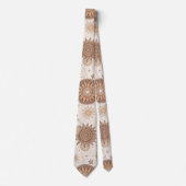 Celestial Botanical Pattern (2) Krawatte (Vorderseite)