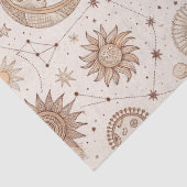 Celestial Botanical Pattern (2) Seidenpapier (Detail)