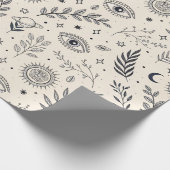 Celestial Botanical Pattern (5) Geschenkpapier (Ecke)