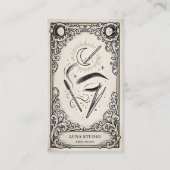 Celestial Brow Artist  | Vintage Eyebrow Studio Visitenkarte (Vorderseite)