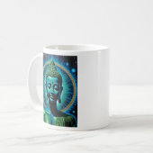 Celestial Buddha Cosmic Spiritual Art T-Shirt Kaffeetasse (Vorderseite Links)