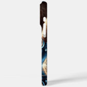 Celestial Buffaloes trinken unter Sternenhimmel Case-Mate iPhone Hülle (Rückseite / Links)