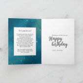 Celestial Bull Symbol Fantasy Taurus Zeichen Gebur Karte (Innenseite)