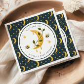 Celestial Bumblebee Moon Honey Baby Dusche Serviette