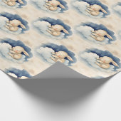 Celestial Bunny Boys Birthday Geschenkpapier (Ecke)