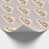 Celestial Bunny Rabbit Birthday Geschenkpapier (Ecke)