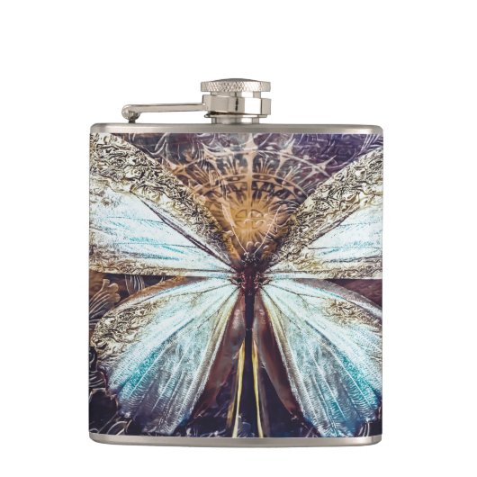 Celestial Butterfly Flachmann (Vorderseite)