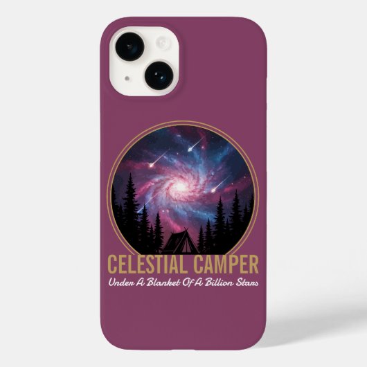 Celestial Camper Galaxy Night Scene Case-Mate iPhone Hülle (Rückseite)