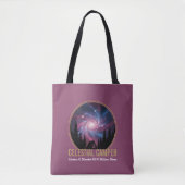 Celestial Camper Galaxy Night Scene Tasche (Vorderseite)
