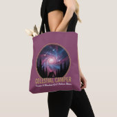 Celestial Camper Galaxy Night Scene Tasche (Von Nahem)