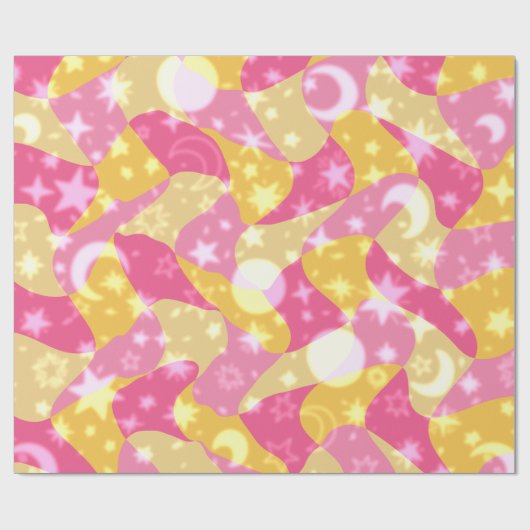 Celestial Candy Wirbel Geschenkpapier (Flach)