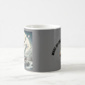 Celestial Canis Pianist Kaffeetasse (Mittel)
