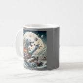 Celestial Canis Pianist Kaffeetasse (Vorderseite Links)