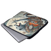 Celestial Canis Pianist Laptopschutzhülle (Vorne Knopf)