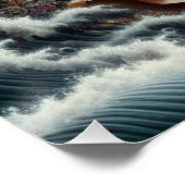 Celestial Canis Pianist Poster (Ecke)