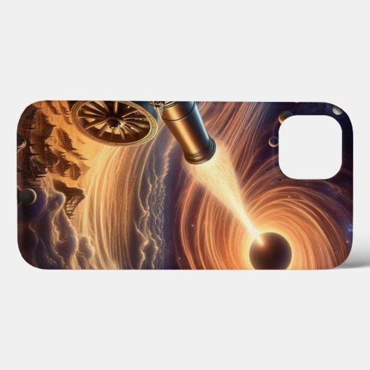 Celestial Cannon: Explosion kosmischer Energie Case-Mate iPhone Hülle (Rückseite (Horizontal))