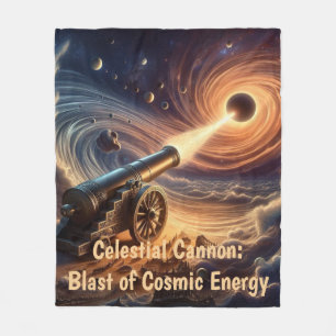 Celestial Cannon: Explosion kosmischer Energie Fleecedecke