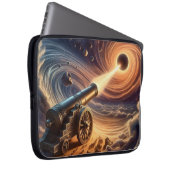 Celestial Cannon: Explosion kosmischer Energie Laptopschutzhülle (Vorne Rechts)