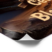 Celestial Cannon: Explosion kosmischer Energie Poster (Ecke)