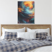 Celestial Canvas Prints - Eine Fusion von surreal  Leinwanddruck (Insitu (Schlafzimmer))