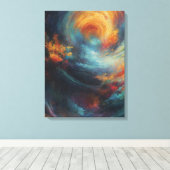 Celestial Canvas Prints - Eine Fusion von surreal  Leinwanddruck (Insitu (Holzboden))