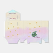 Celestial Capricorn Watercolor | 1st Birthday Geschenkschachtel (Ungefaltet)