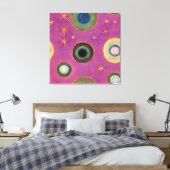Celestial Cartography: Visionary Cosmos Leinwanddruck (Insitu (Schlafzimmer))