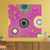 Celestial Cartography: Visionary Cosmos Leinwanddruck (Insitu (Wohnzimmer))