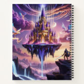 Celestial Castle Notebook - Fantasy Art Design Notizblock (Rückseite)