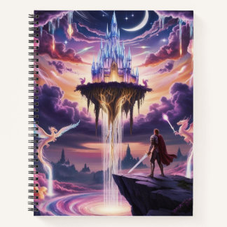 Celestial Castle Notebook - Fantasy Art Design Notizblock