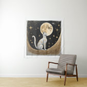 Celestial Cat Geschenk für Katzen Liebhaber Wandteppich (Beispiel)