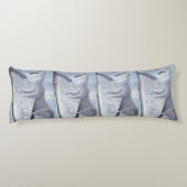 Celestial Cat Harp – Dreamy Body Pillow Seitenschläferkissen (Rückseite)