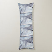 Celestial Cat Harp – Dreamy Body Pillow Seitenschläferkissen (Rückseite (Vertikal))