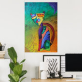 Celestial Cat Poster (Heimbüro)