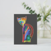 Celestial Cat Postkarte (Stehend Vorderseite)