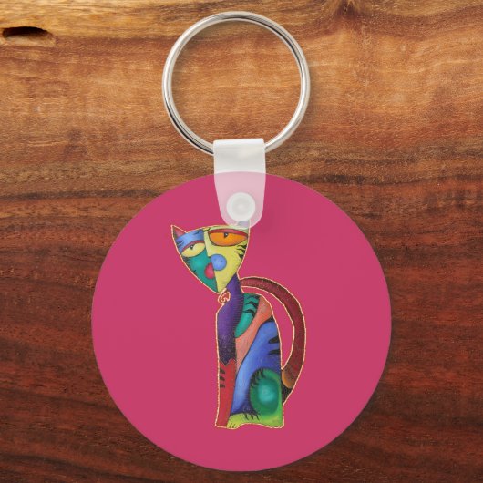 Celestial Cat Schlüsselanhänger (Vorderseite)