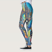 Celestial Cathedral Cityscape Leggings (Links)