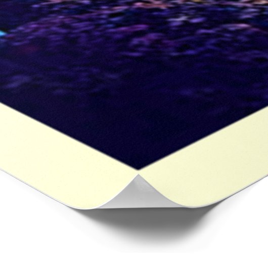 Celestial Cathedral Cityscape Poster (Ecke)