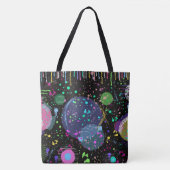 Celestial Celebrations: Maximalist Abstract Art  Tasche (Vorderseite)