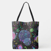 Celestial Celebrations: Maximalist Abstract Art  Tasche (Rückseite)