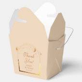 Celestial Champagne Gold Sun Moon Stars Hochzeit Geschenkschachtel (Geöffnet)