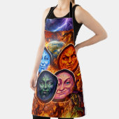 Celestial chaos fantasy ritual Gothic elemental ap Schürze (InSitu)