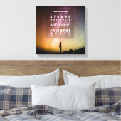 Celestial Charm #2 (12x12) Leinwanddruck (Insitu (Schlafzimmer))