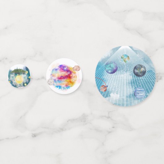 Celestial Charm Table Confetti Konfetti (Rückseiten)