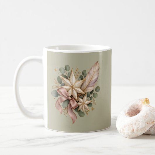 Celestial Christmas Elegance Kaffeetasse (Mit Donut)