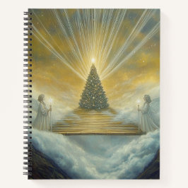 Celestial Christmas Tree Notebook Notizblock