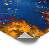 Celestial Chronicles über den nächtlichen Himmel d Poster (Ecke)