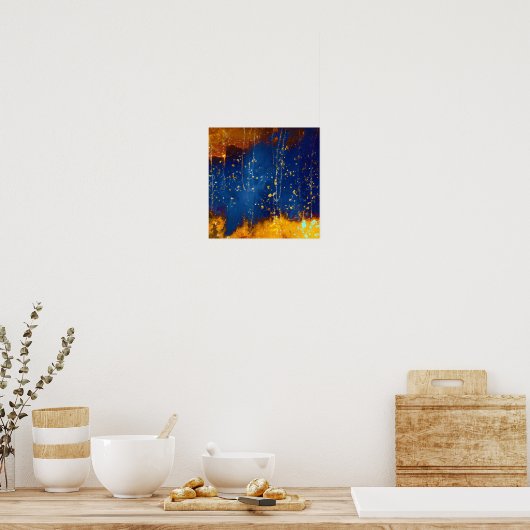 Celestial Chronicles über den nächtlichen Himmel d Poster (Küche)