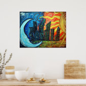Celestial City Poster (Küche)